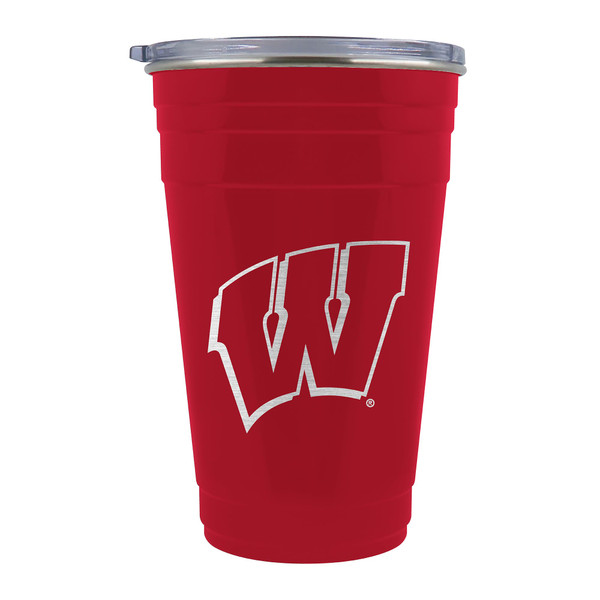 NCAA Wisconsin Badgers 22oz Tailgater Travel Tumbler