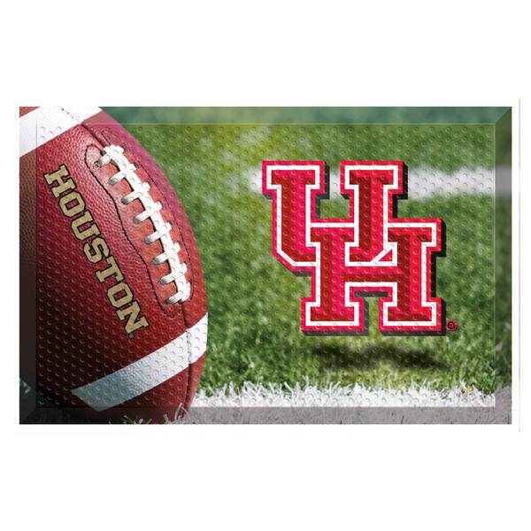 University of Houston - Houston Cougars Scraper Mat Interlocking UH Primary Logo Photo