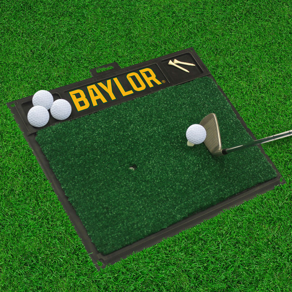 Baylor University Golf Hitting Mat 20" x 17"