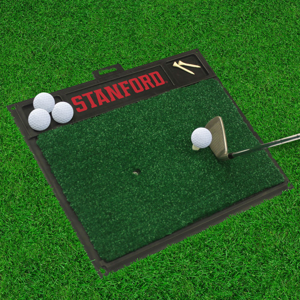 Stanford University Golf Hitting Mat 20" x 17"