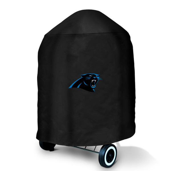 Carolina Panthers Primary Logo Heavy-Duty Grill Cover Kettle Style