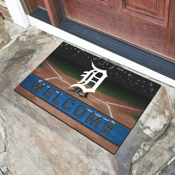 MLB - Detroit Tigers Crumb Rubber Door Mat 18"x30"