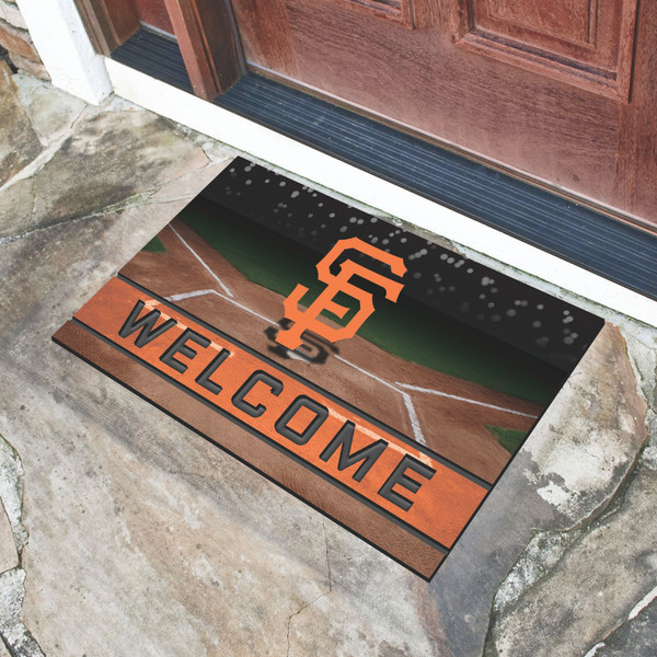 MLB - San Francisco Giants Crumb Rubber Door Mat 18"x30"