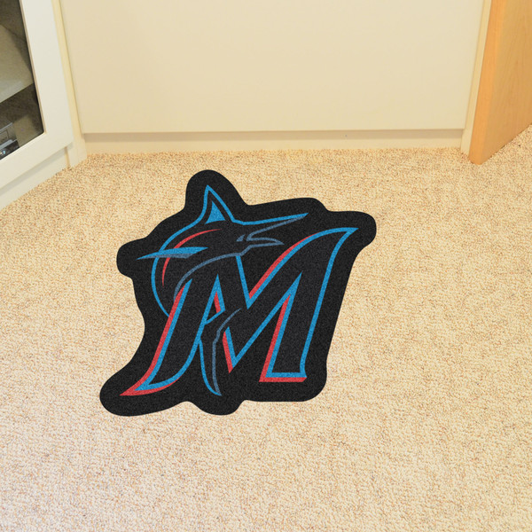 MLB - Miami Marlins Mascot Mat 30" x 30.7"