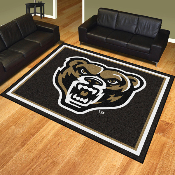 Oakland University 8x10 Rug 87"x117"