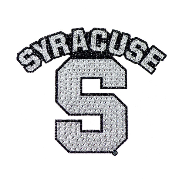 Syracuse Bling Decal "Block S 'Syracuse'" Logo