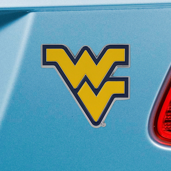 West Virginia University Color Emblem  3"x3.2"