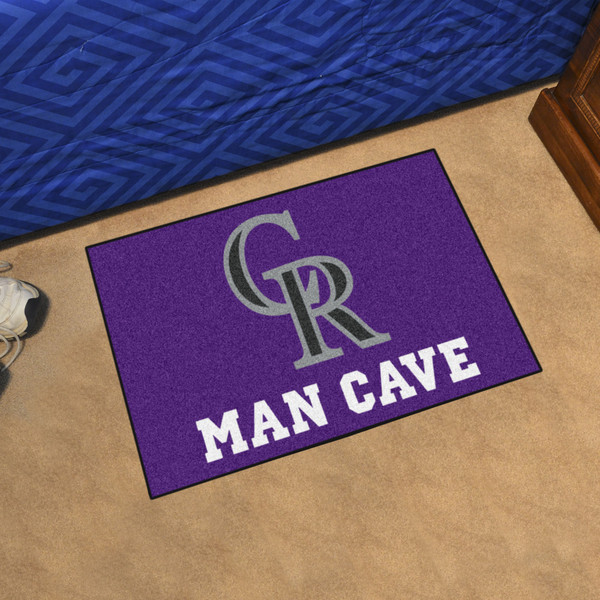 MLB - Colorado Rockies Man Cave Starter 19"x30"