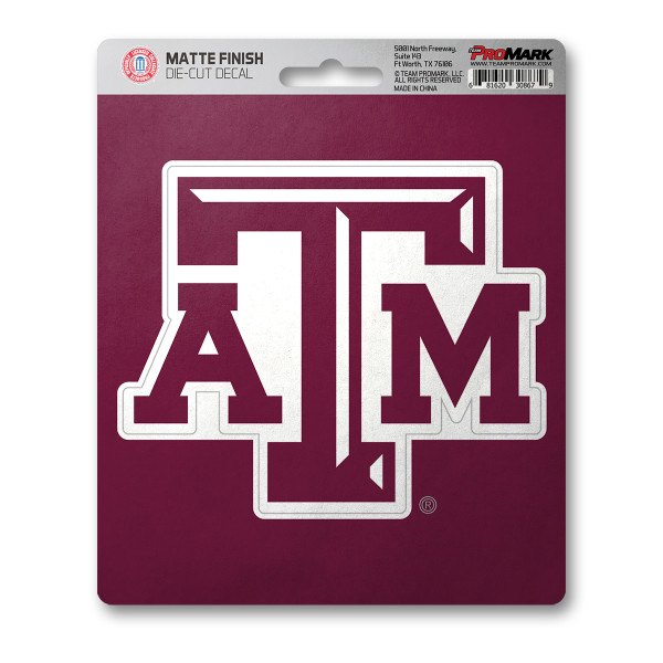 Texas A&M Aggies Matte Decal "ATM" Logo