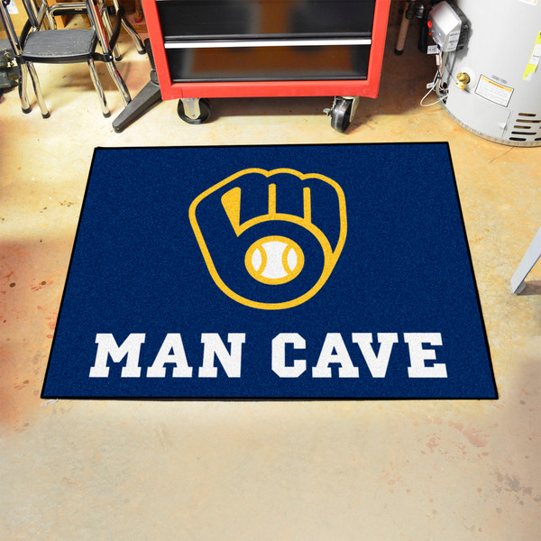 MLB - Milwaukee Brewers Man Cave All-Star 33.75"x42.5"