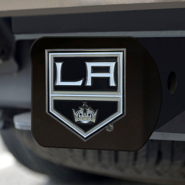 NHL - Los Angeles Kings Hitch Cover - Color on Black 3.4"x4"