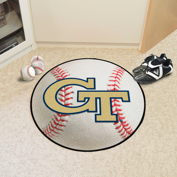 Georgia Tech Baseball Mat 27" diameter
