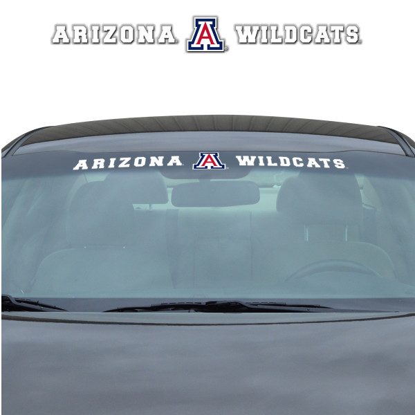 Arizona Wildcats Windshield Decal Primary Logo and Team Wordmark