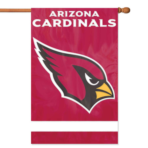Arizona Cardinals Applique Banner Flag