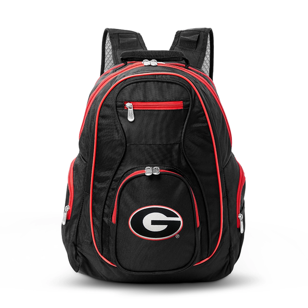 Georgia Bulldogs 19" Premium Backpack with Colored Trim