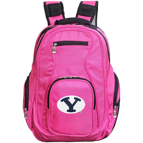 BYU Cougars 19" Premium Laptop Backpack - Pink