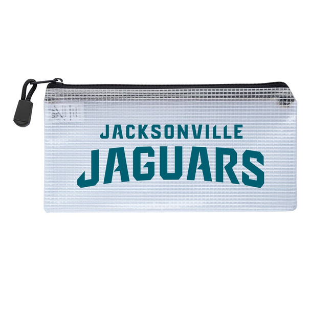 Jacksonville Jaguars Clear Zippered Pencil Bag