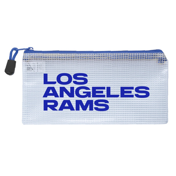 Los Angeles Rams Clear Zippered Pencil Bag