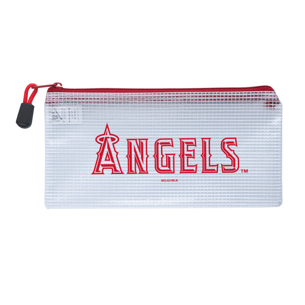 Los Angeles Angels Clear Zippered Pencil Bag