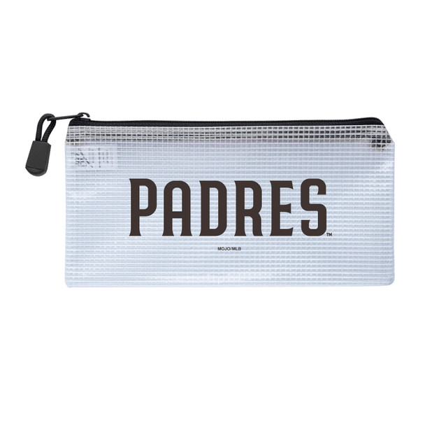San Diego Padres Clear Zippered Pencil Bag
