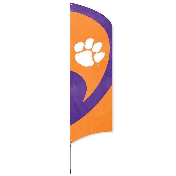 Clemson Tigers Tall Team Flag Kit