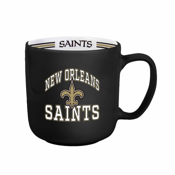 New Orleans Saints 15oz Stripe Design Coffee Mug