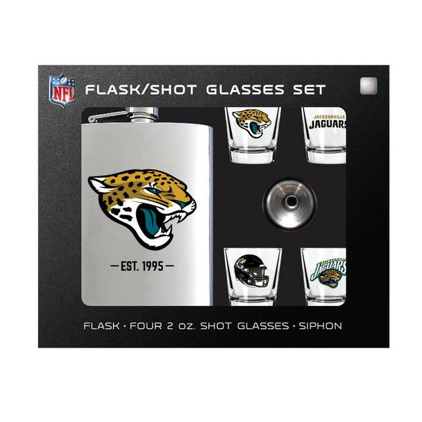 Jacksonville Jaguars Flask Gift Set