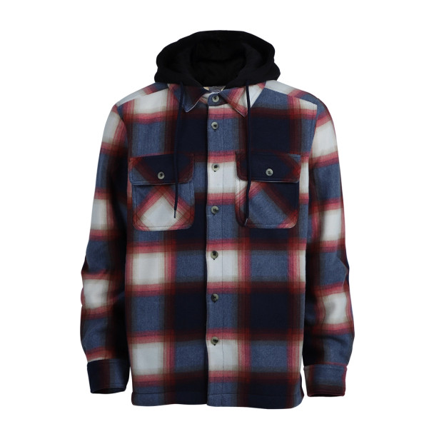 Men's Berber Lined Plaid Jacket