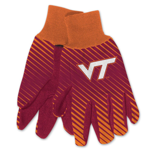 Virginia Tech Hokies Two Tone Gloves Adult Size