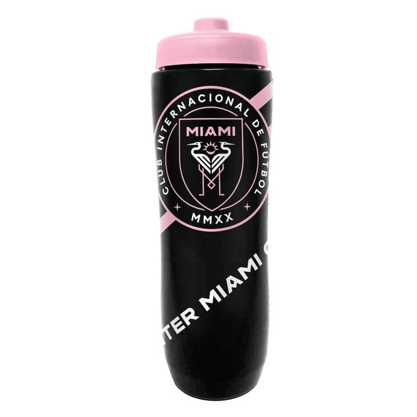 Inter Miami Squeezy Water Bottle Sports Drink Bottle Fan Gear