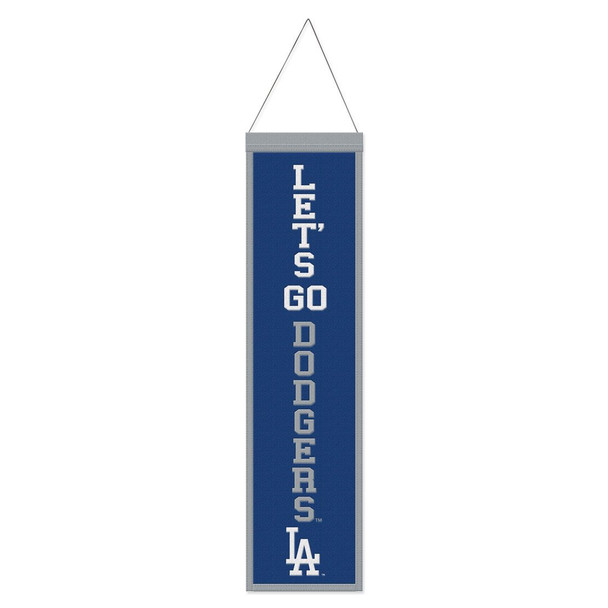 Los Angeles Dodgers Banner Wool 8x32 Heritage Slogan Design