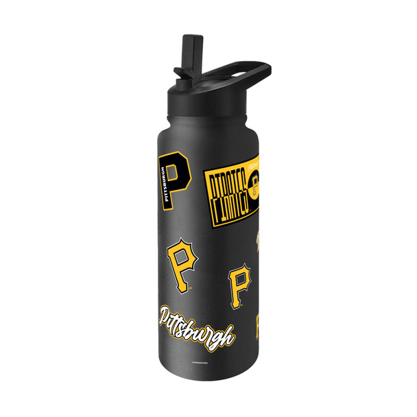 Pittsburgh Pirates Quencher Bottle 34oz Stainless Steel Dreamweave