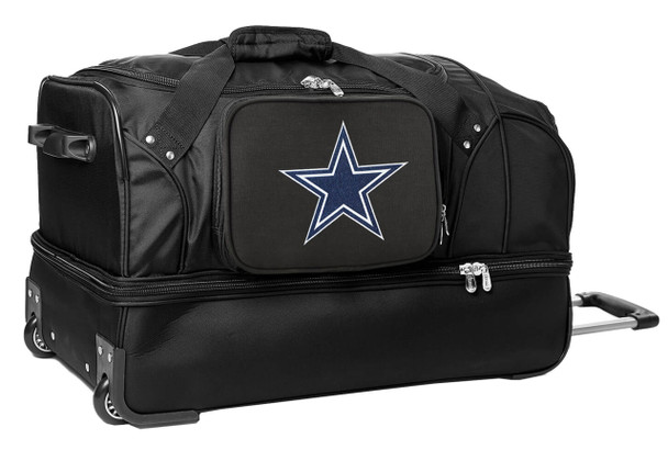 Dallas Cowboys 27" Drop Bottom Wheeled Duffel