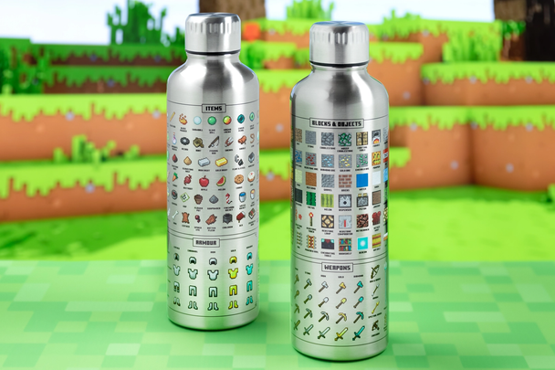 Minecraft Metal Water Bottle