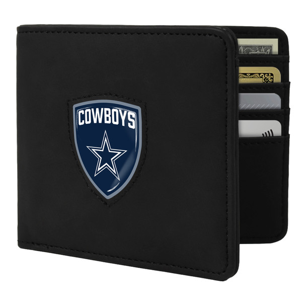 Dallas Cowboys Shield Wallet - Black