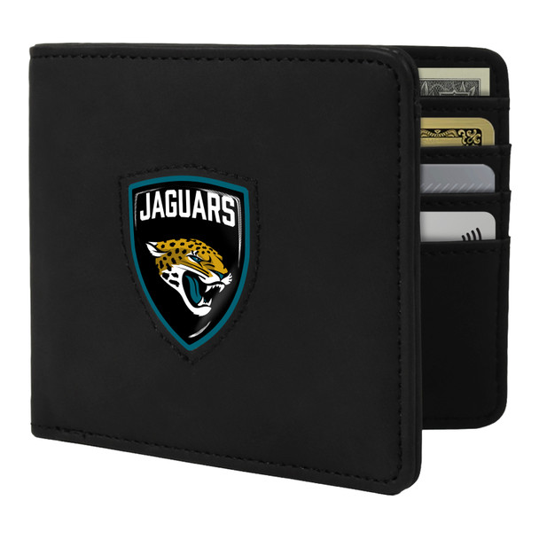 Jacksonville Jaguars Shield Wallet - Black