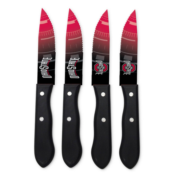 NCAA Ohio State Buckeyes 4pc Steak Knife Set