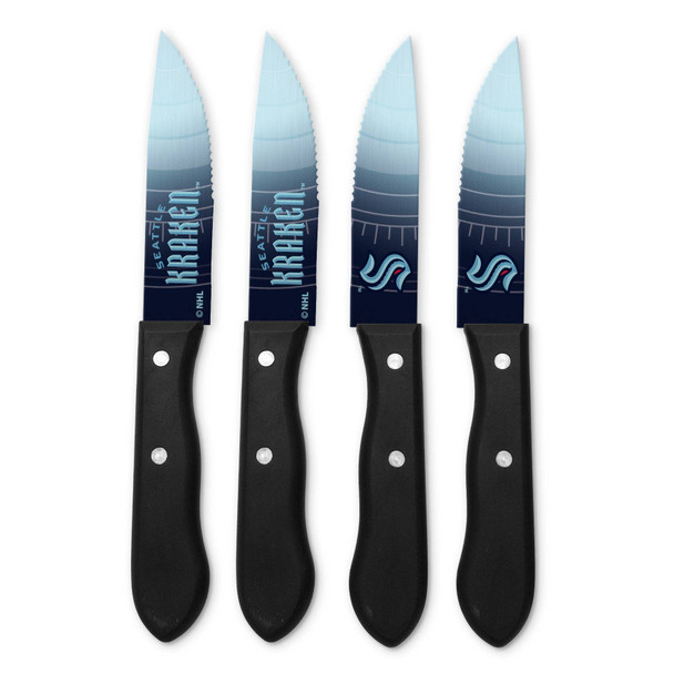 NHL Seattle Kraken 4pc Steak Knife Set