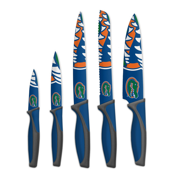 NCAA Florida Gators 5pc Kitchen Knife Set
