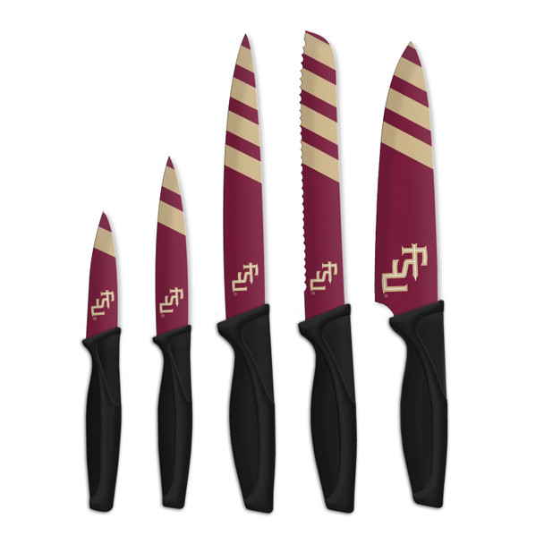 NCAA Florida State Seminoles 5pc Kitchen Knife Set