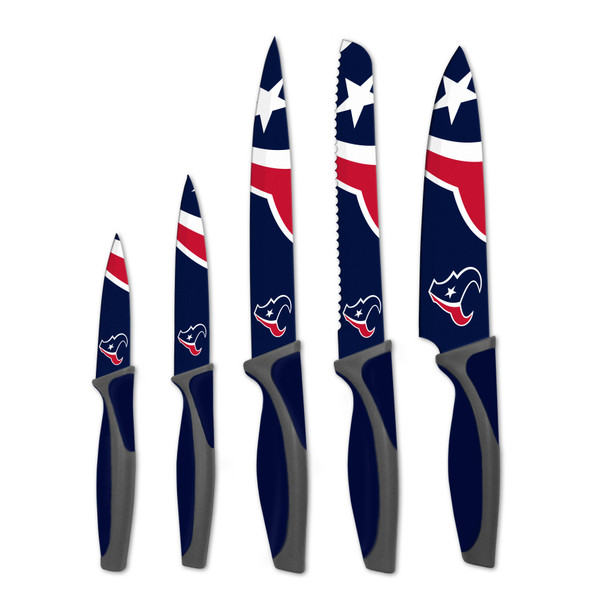 NFL Houston Texans 5pc Kitchen Knife Set