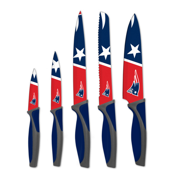 NFL New England Patriots 5pc Kitchen Knife Set