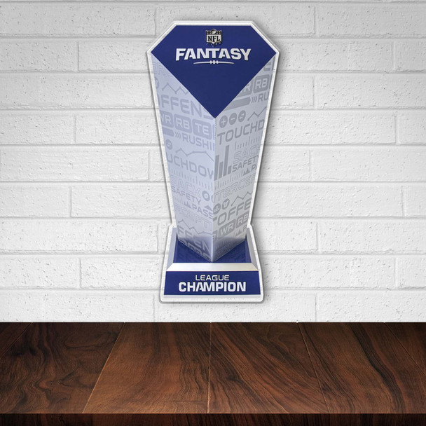 NFL Fantasy Footbal Trophy Acrylic Plaque
