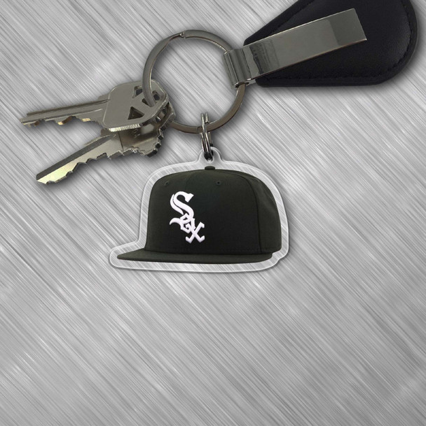 MLB Chicago White Sox Acrylic Keychain - Primary Logo