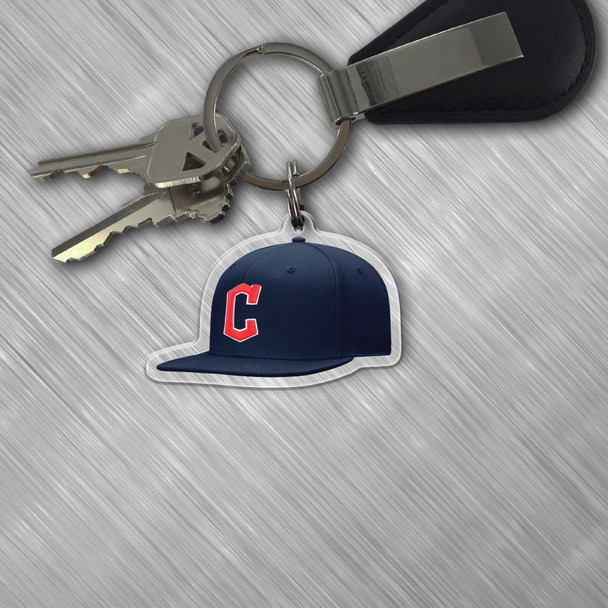 MLB Cleveland Guardians Acrylic Keychain - Primary Logo
