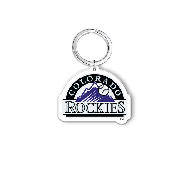 MLB Colorado Rockies Acrylic Keychain - Baseball Cap