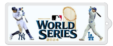 MLB 2024 World Series Dueling Jude and Ohtani Keychain