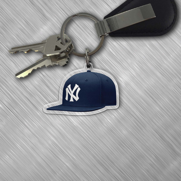 MLB New York Mets Acrylic Keychain - Baseball Cap