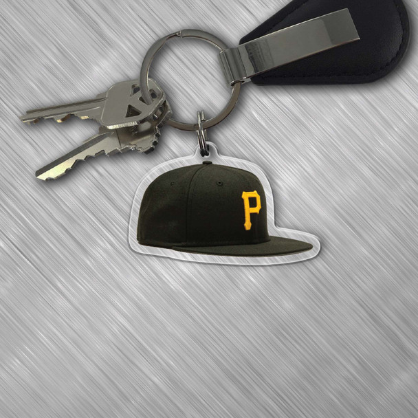 MLB Pittsburgh Pirates Acrylic Keychain - Baseball Cap