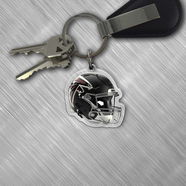 NFL Atlanta Falcons Acrylic Keychain - Helmet